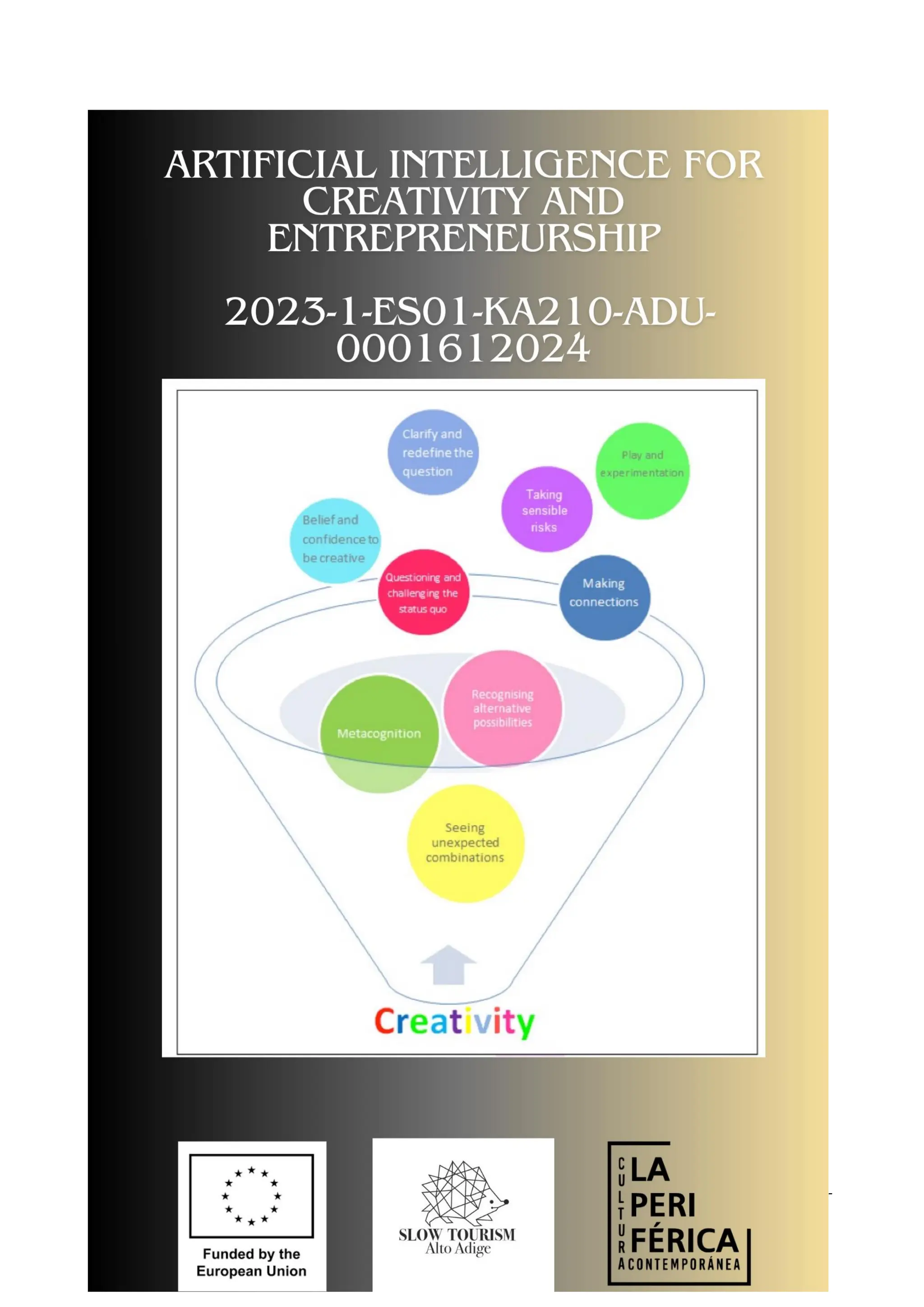 Manual “How to transform an association in a centre
of learning for creativity –Erasmus+ project - Articrea -
Artificial Intelligence for creativity and
entrepreneurship - 2023-1-ES01-KA210-ADU-
000161204 – v.1.0
 