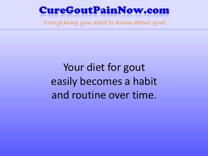 how to treat gout