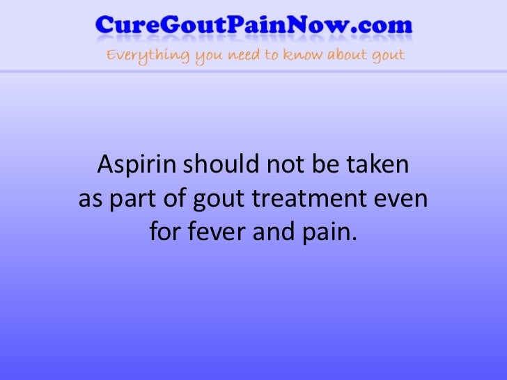 How To Treat Gout
