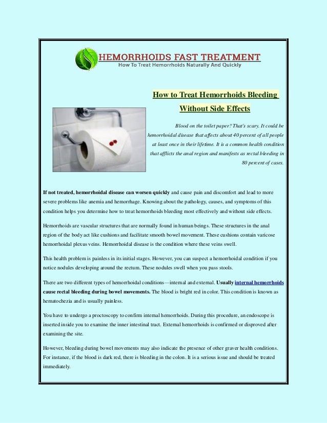 How to treat_hemorrhoids_bleeding_