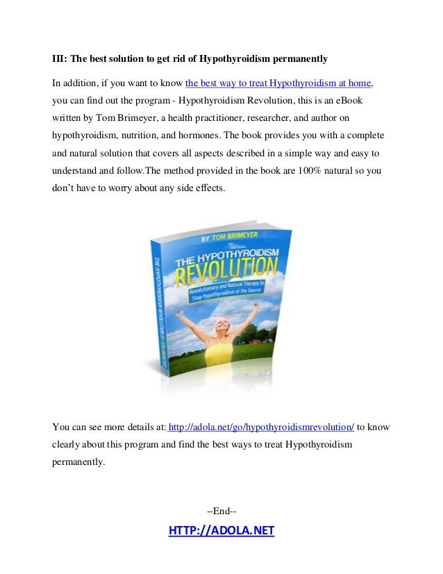 How To Treat Hypothyroidism Naturally At Home How To Treat Hypothyroidism Naturally At Home