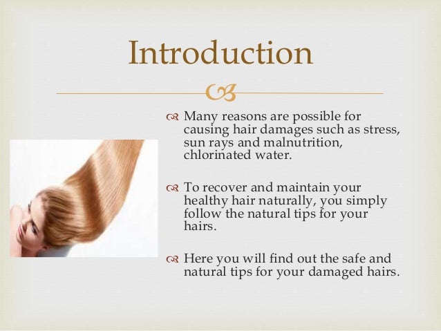 How To Treat The Damaged Hairs