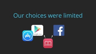 Our choices were limited
 