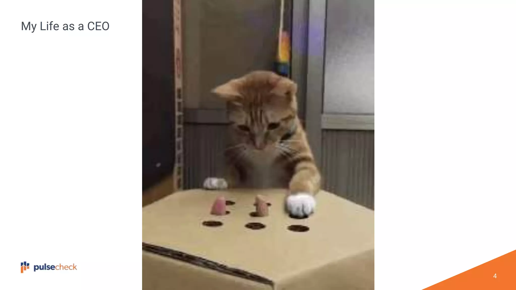 4
My Life as a CEO
1
360° Customer
View
 