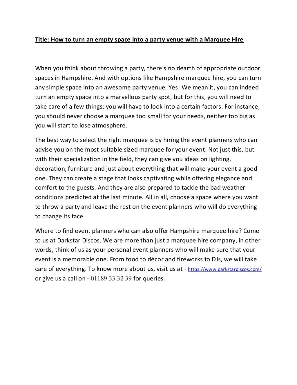 How To Turn An Empty Space Into A Party Venue With A Marquee Hire 1 how-to-turn-an-empty-space-into-a-party-venue-with-a-marquee-hire-1