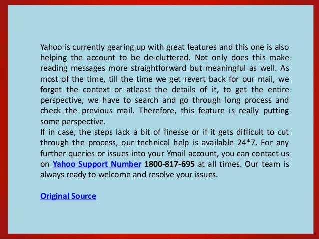 how do you turn off conversation view in yahoo mail