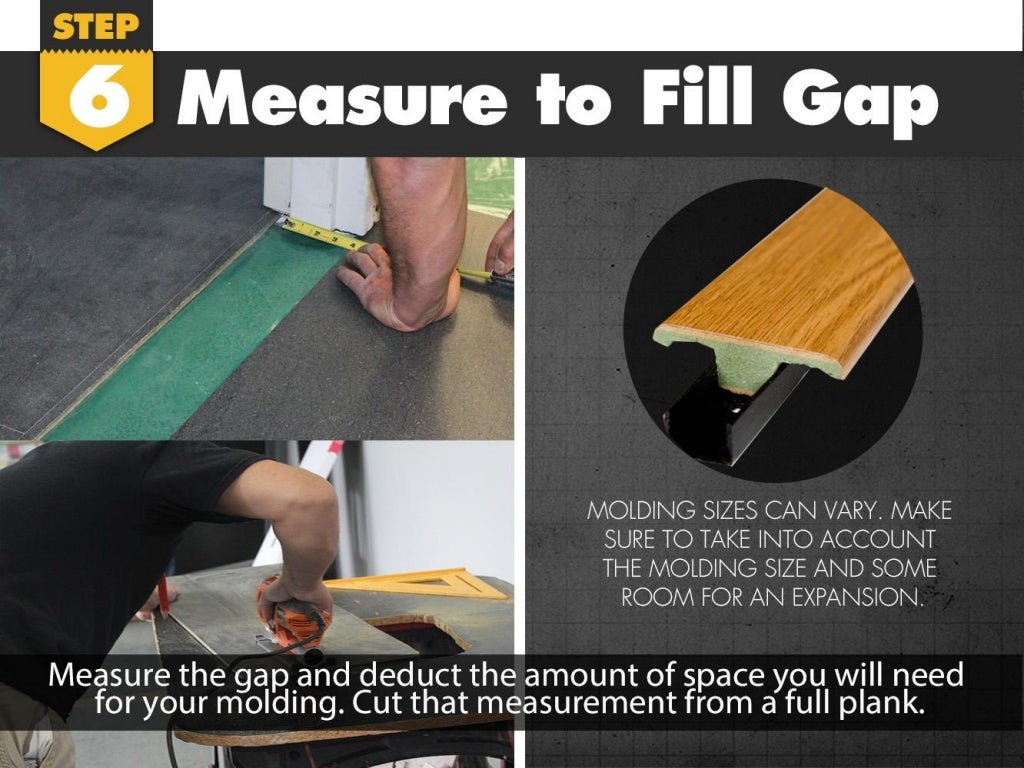 How to Undercut a Door Laminate Flooring Installation with Transition