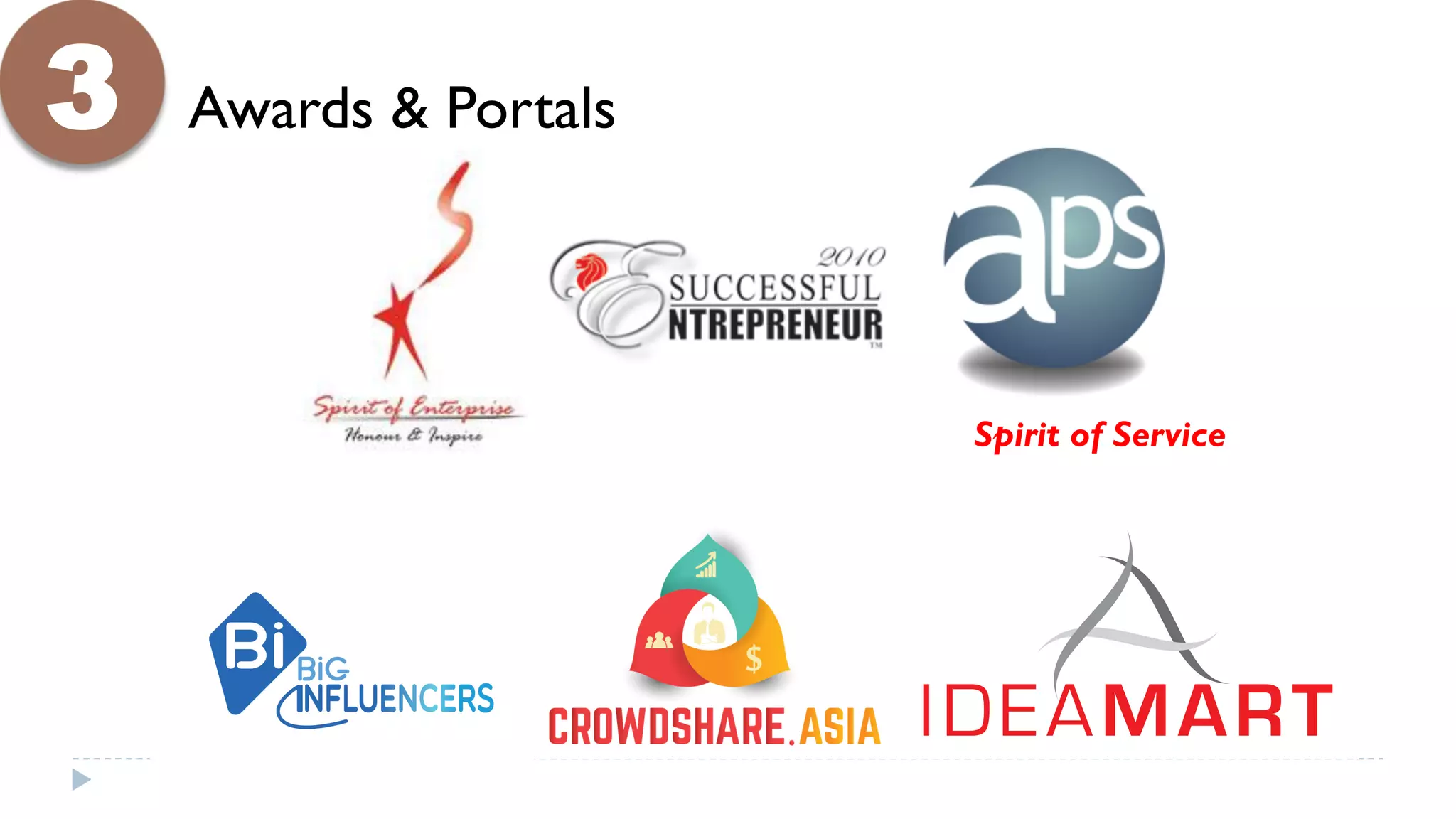 Spirit of Service
3 Awards & Portals
 