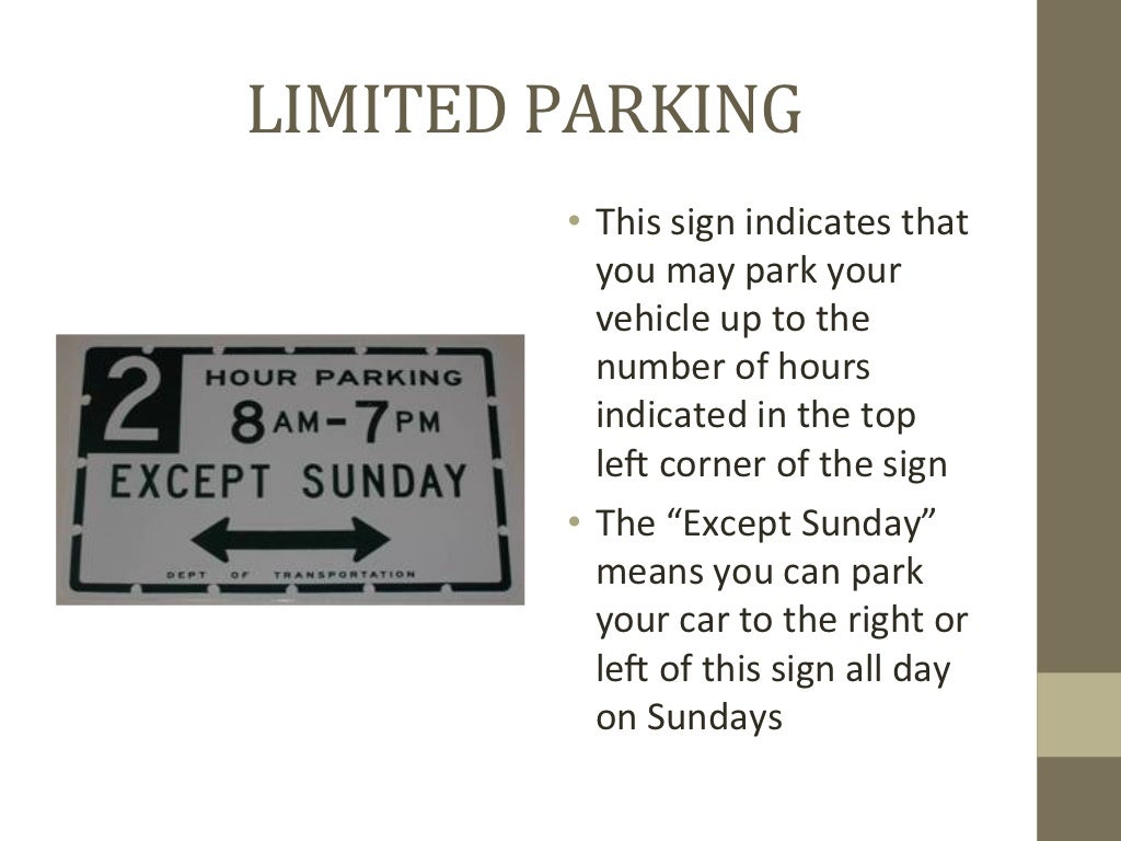 How to understand NYC parking sign language