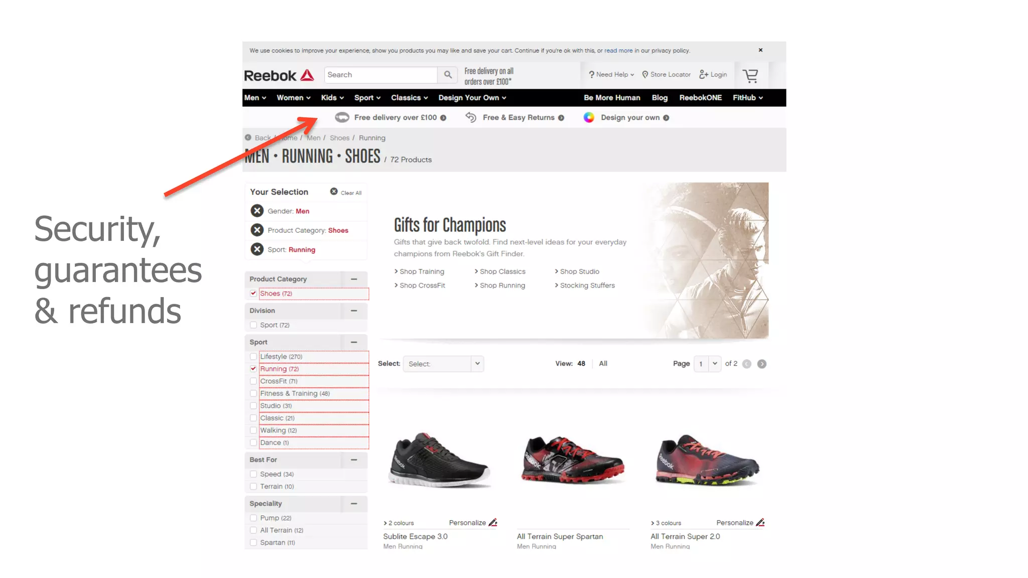 Security,
guarantees
& refunds
 