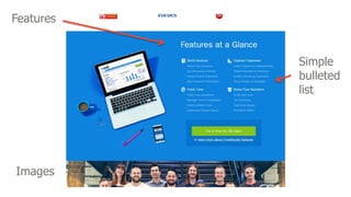 Features
Images
Simple
bulleted
list
 