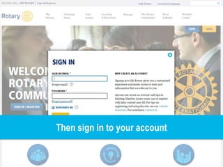 Then sign in to your account
 