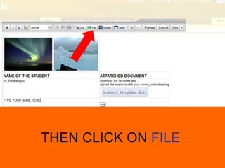 THEN CLICK ON FILE