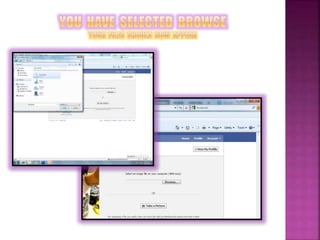How to upload a photo to