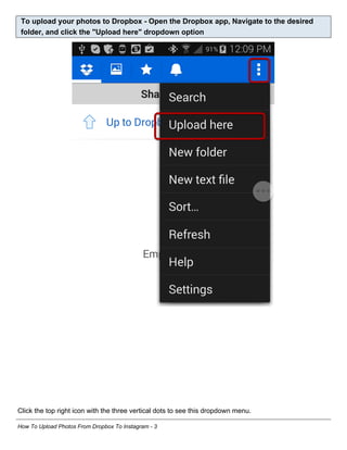 how to upload photos to instagram from drop how to upload photos to instagram from drop