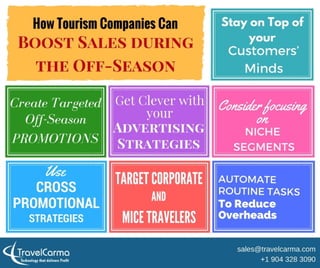 How Travel Firms Can Boost Sales During the Off-Season