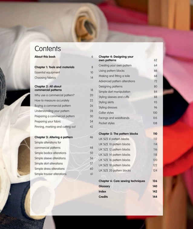 How to use, adapt and design sewing patterns