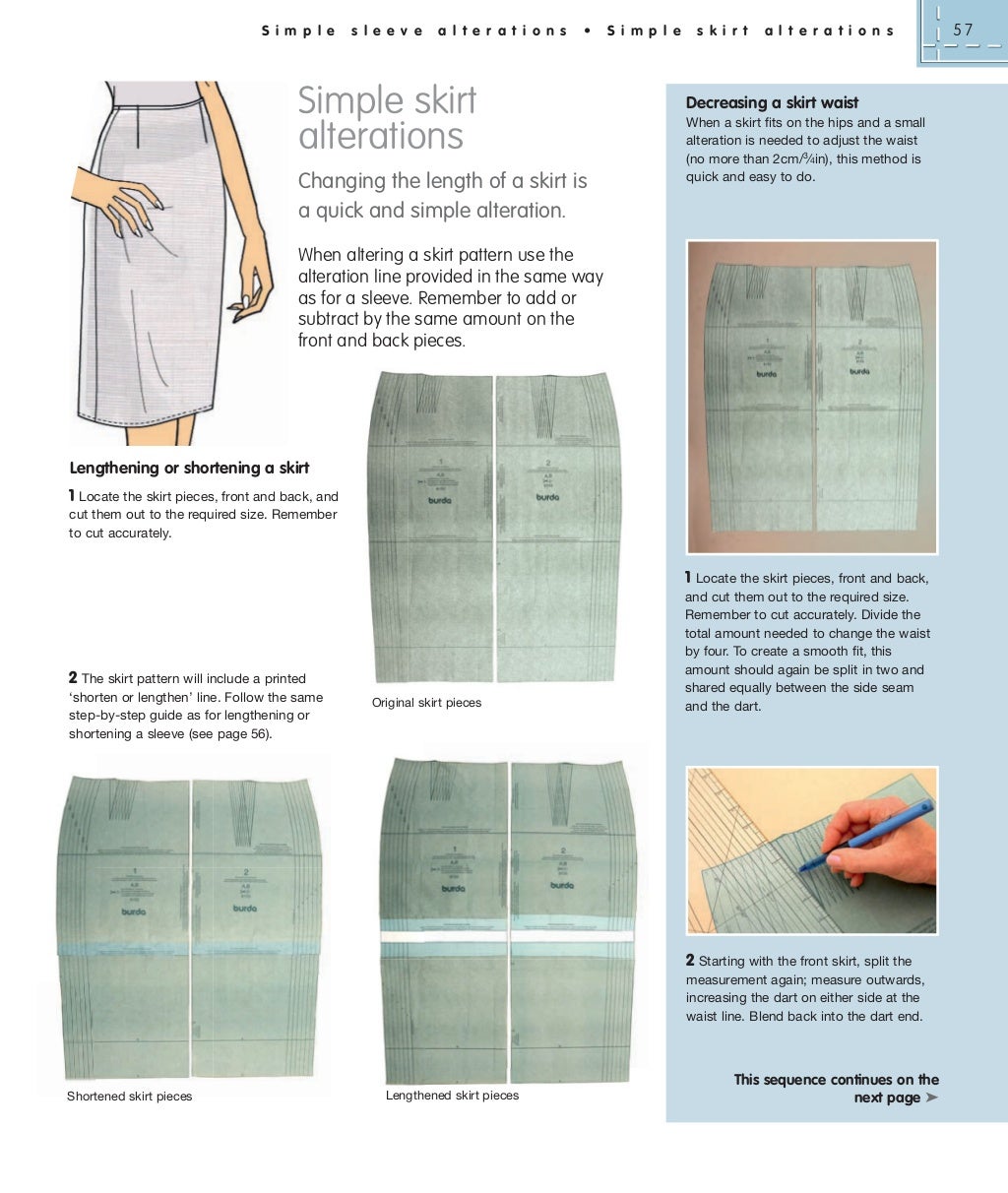How to use, adapt and design sewing patterns