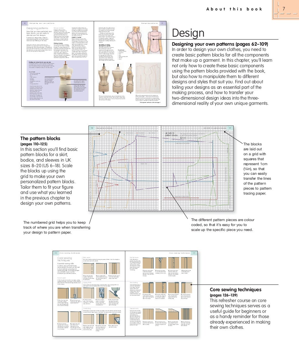 How to use, adapt and design sewing patterns