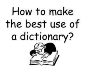 How to use a dictionary