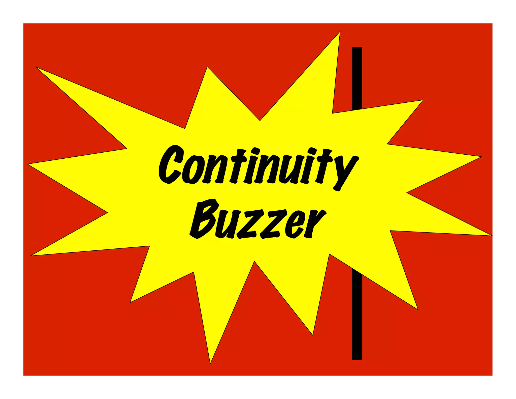 Continuity
 Buzzer
 