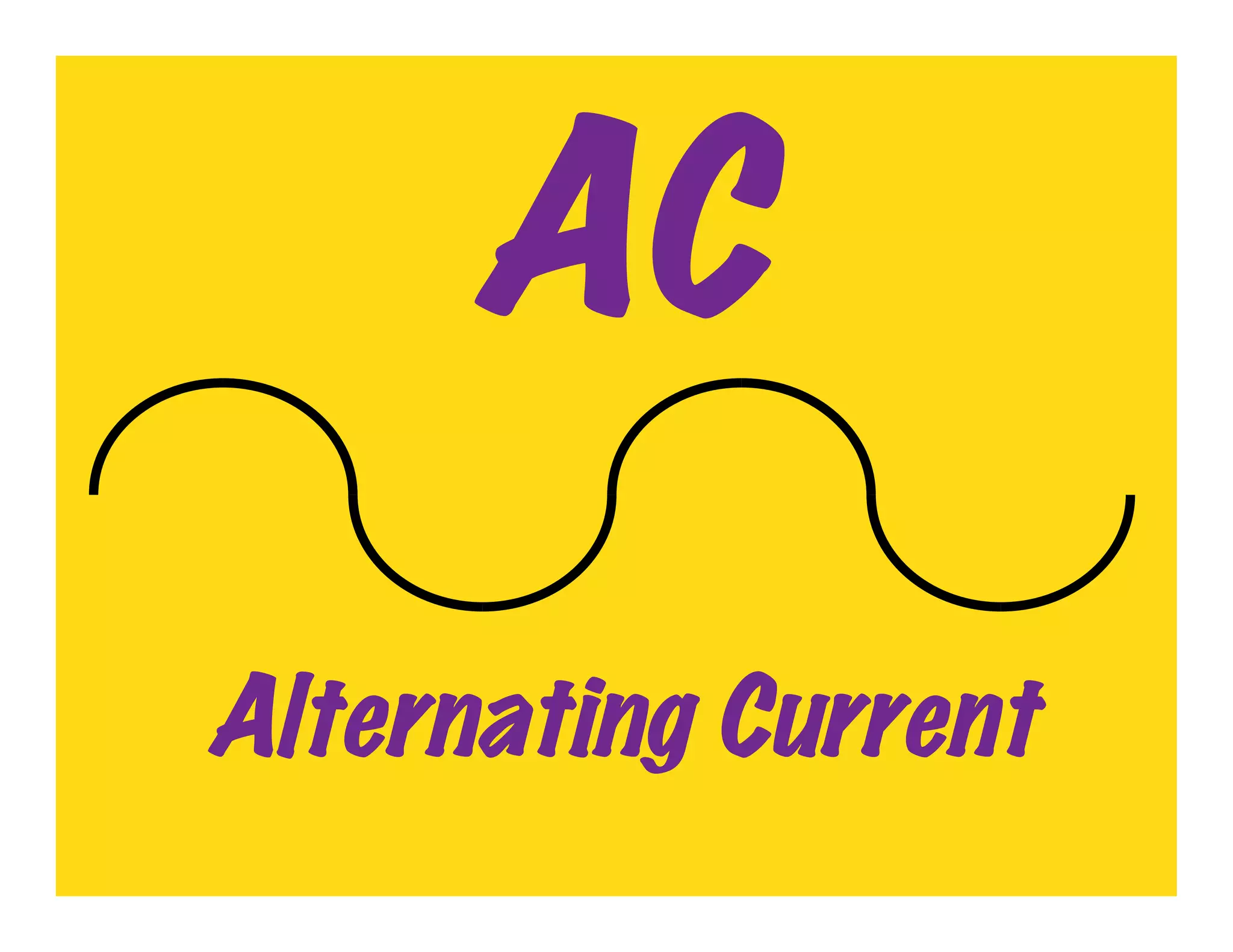 AC
Alternating Current
 