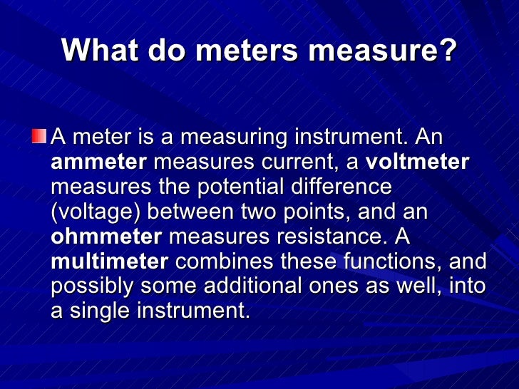 How do you use a voltmeter?