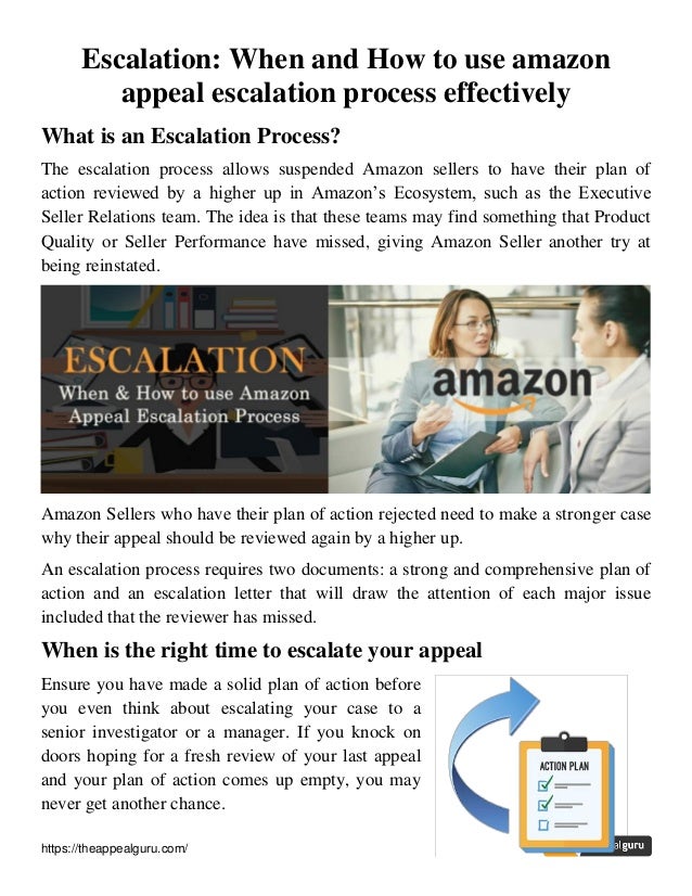 How to use amazon appeal escalation process effectively