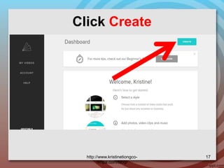 Click Create
http://www.kristinetiongco-
rimpa.com/blog/
17
 