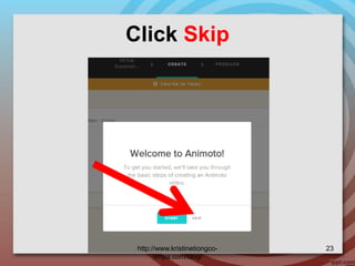 Click Skip
http://www.kristinetiongco-
rimpa.com/blog/
23
 