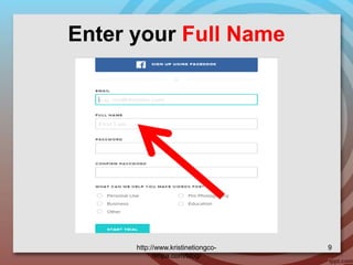 Enter your Full Name
http://www.kristinetiongco-
rimpa.com/blog/
9
 