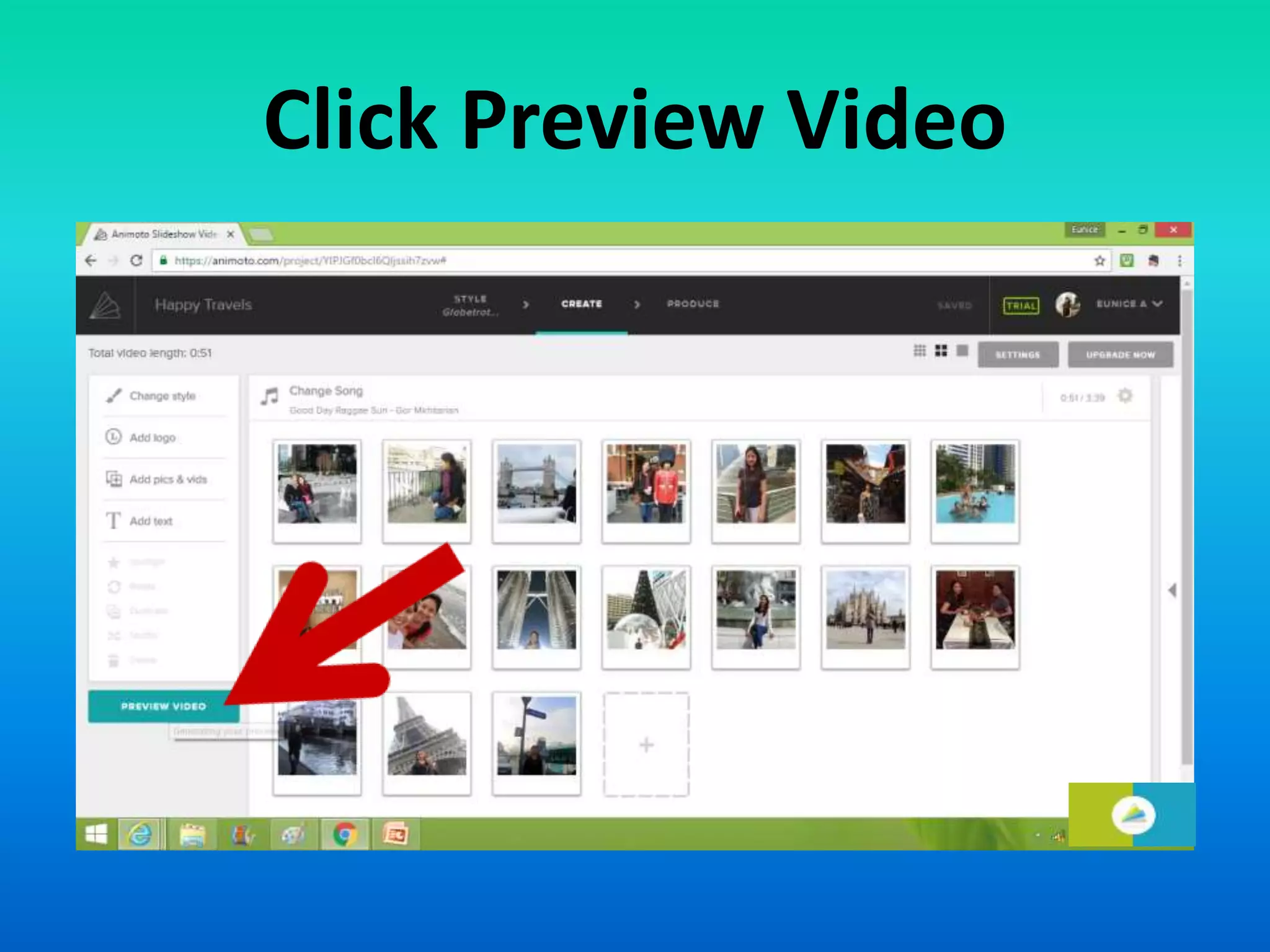 Click Preview Video
 