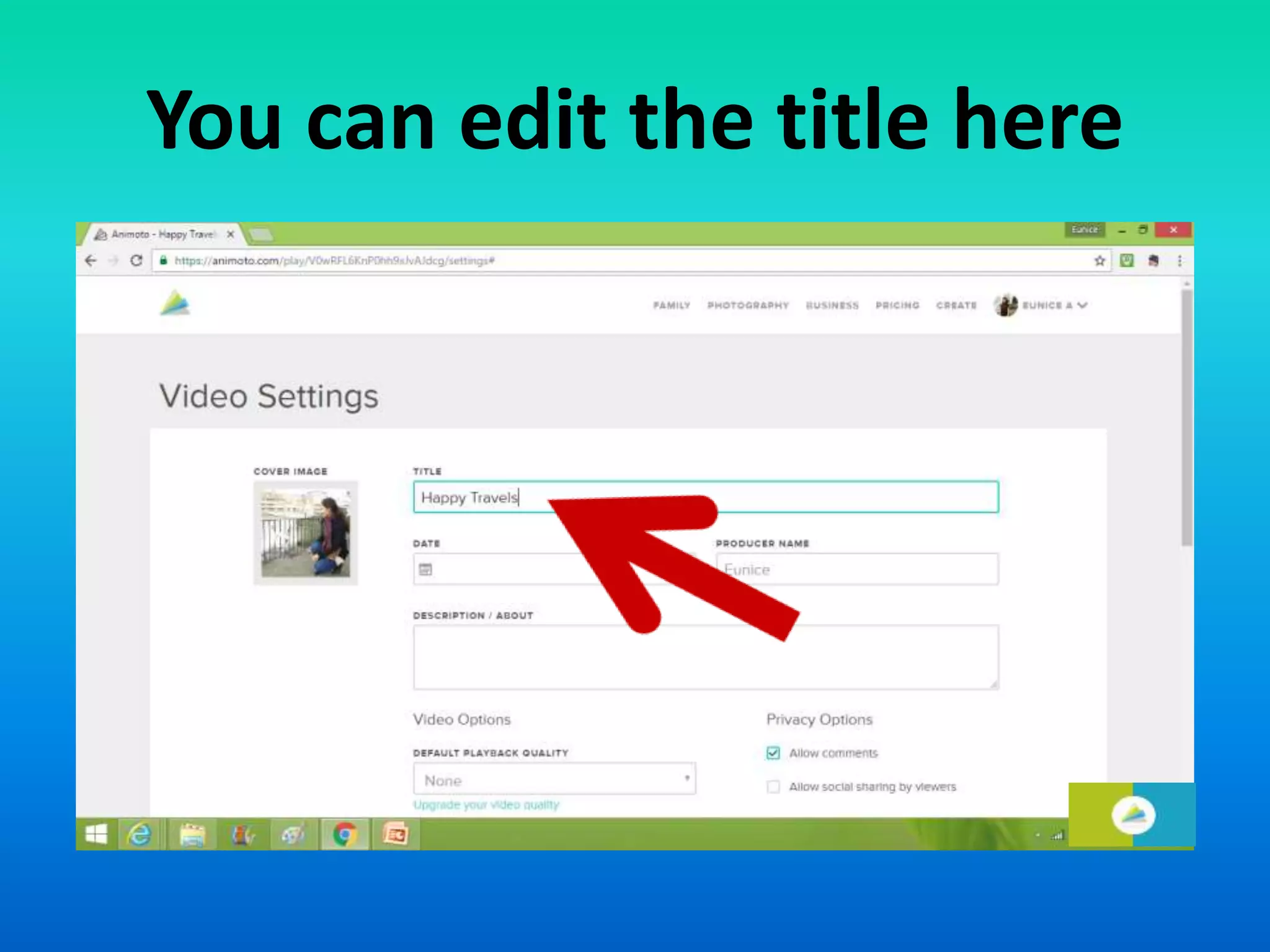 You can edit the title here
 