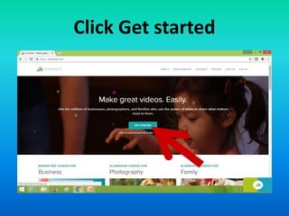 Click Get started
 