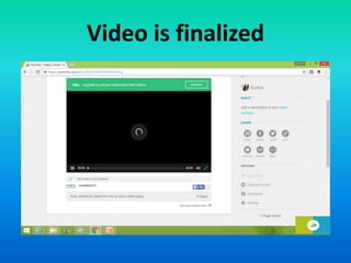 Video is finalized
 