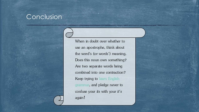 How to Use Apostrophes