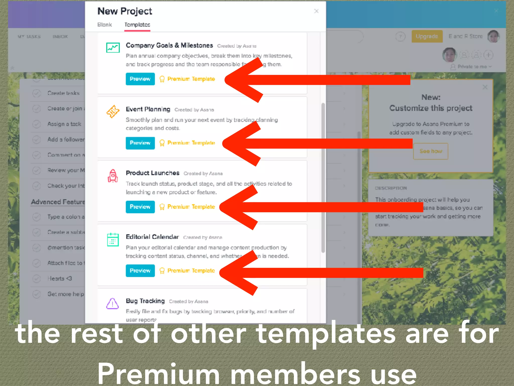 the rest of other templates are for
Premium members use
 