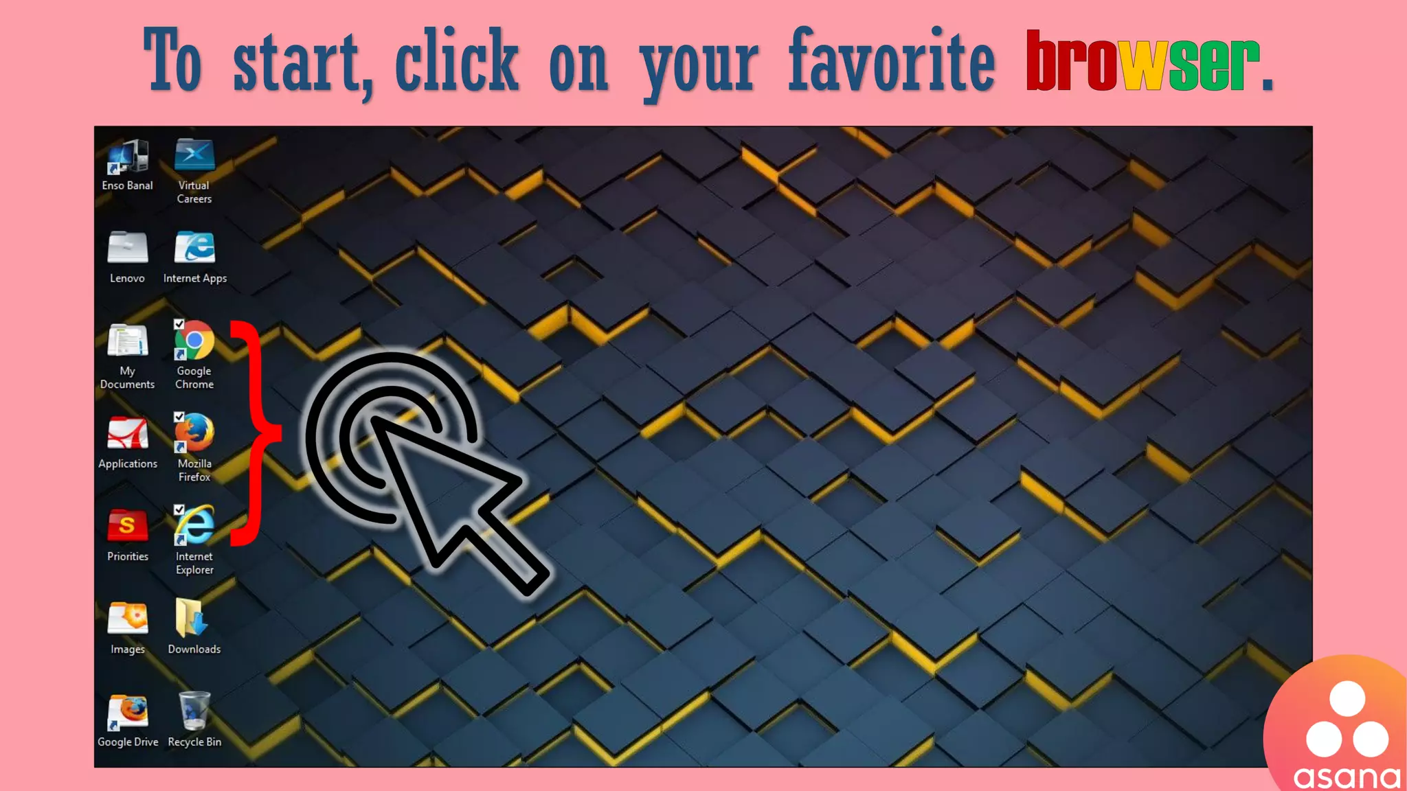 To start, click on your favorite .
 