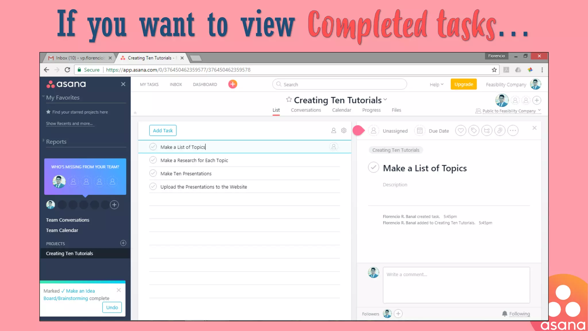 If you want to view …
 