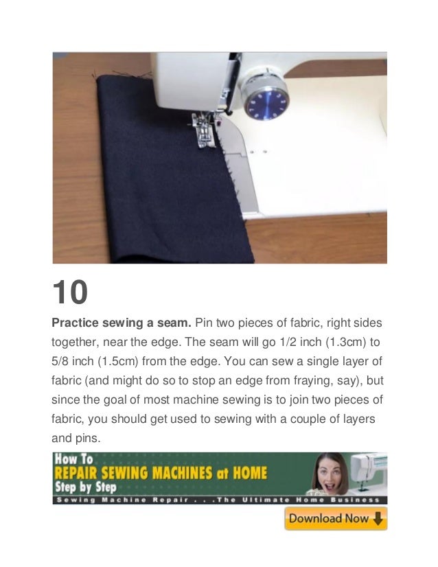 How to use a sewing machine