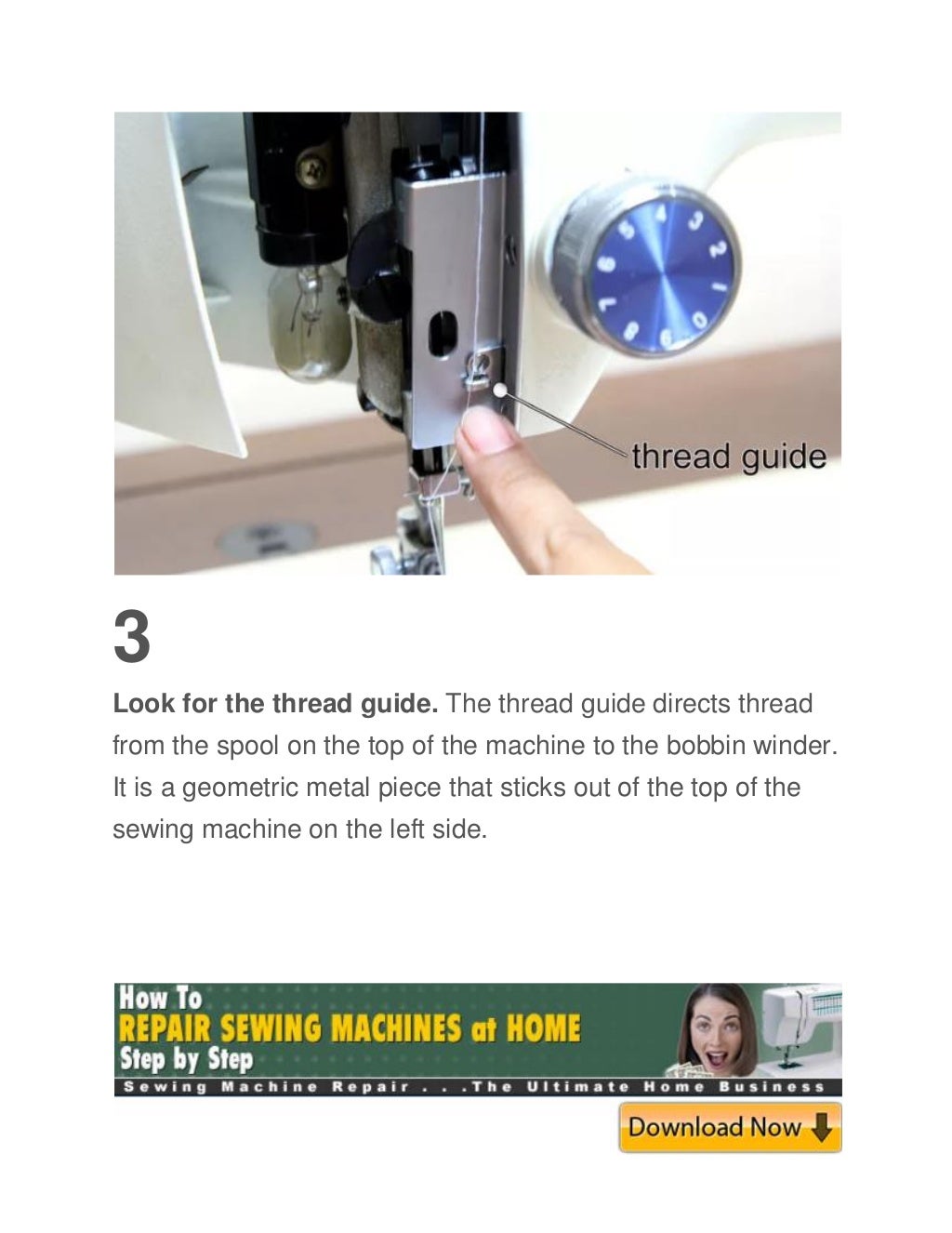 How to use a sewing machine