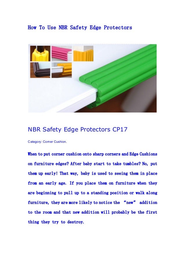 baby safety edge cushions
