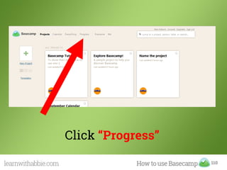 110
Click “Progress”
 