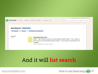 127
And it will list search
 