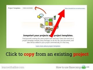 140
Click to copy from an existing project
 