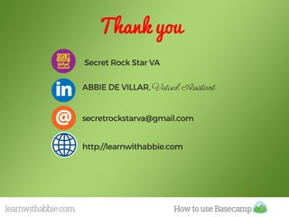 150
Thank you
Virtual Assistant
 