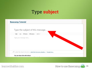 39
Type subject
 