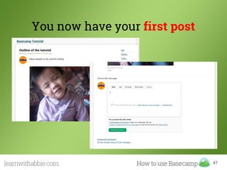 47
You now have your first post
 