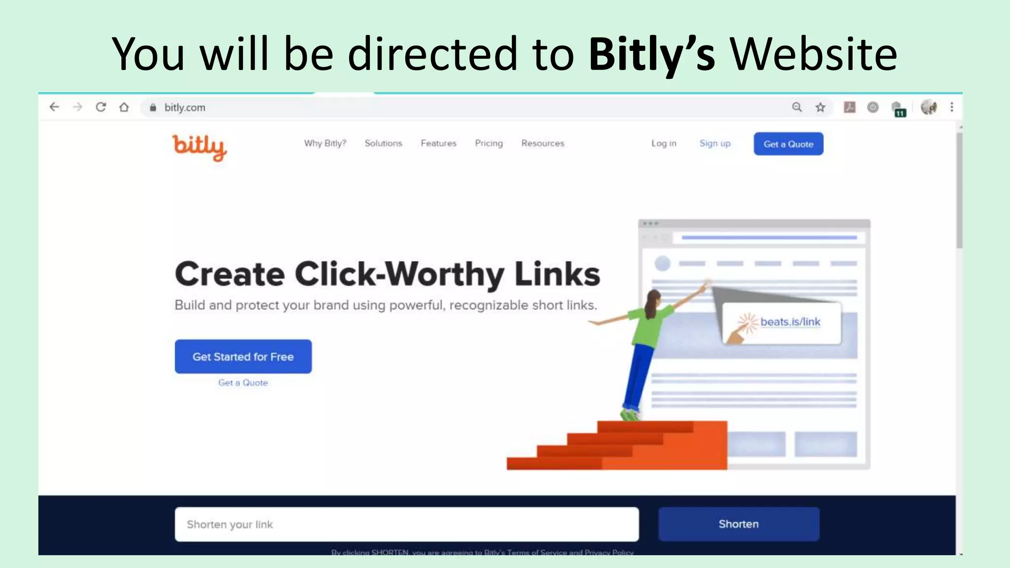 How to Use Bit ly | PPTX | Browsers | Computer Software and Applications