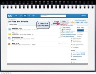 Howto use BOX | PDF